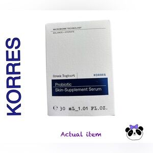 Korres Probiotic Skin-Supplement Serum, Full Size, NWT